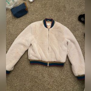 SUPER soft, furry spiritual gangster zip up